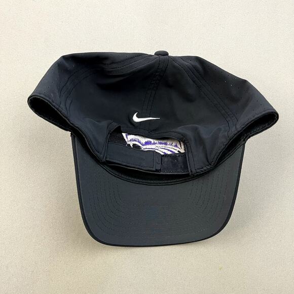 Nike Kansas State Wildcats Hat Cap Strapback Black University College Adjustable - Picture 4 of 6